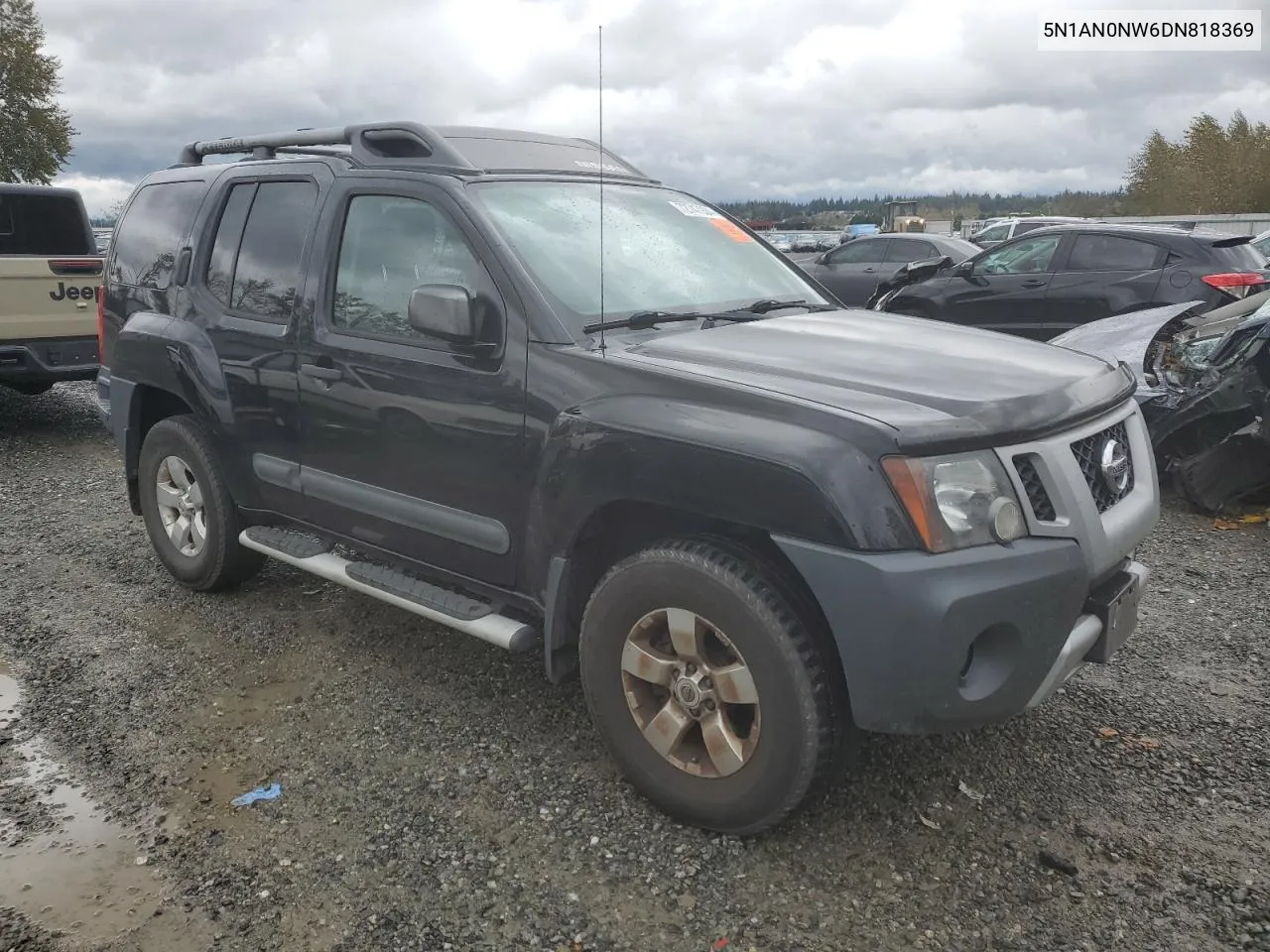 2013 Nissan Xterra X VIN: 5N1AN0NW6DN818369 Lot: 72747904