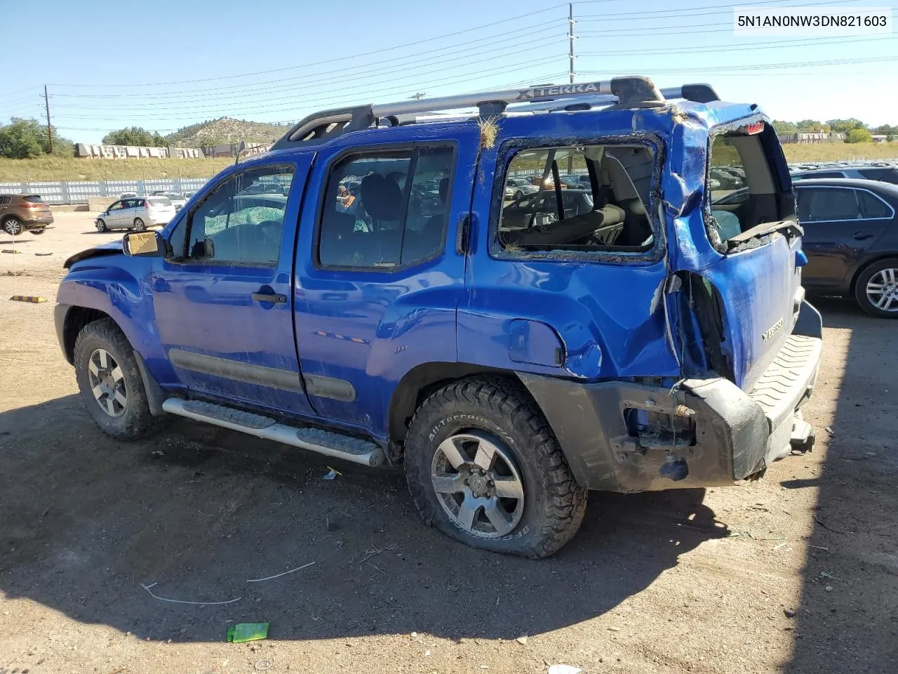 2013 Nissan Xterra X VIN: 5N1AN0NW3DN821603 Lot: 73316604