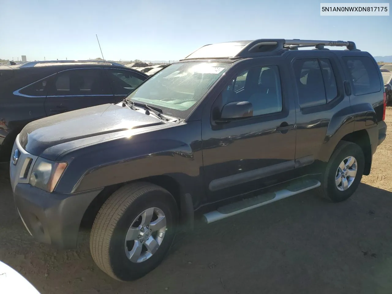 2013 Nissan Xterra X VIN: 5N1AN0NWXDN817175 Lot: 73677794