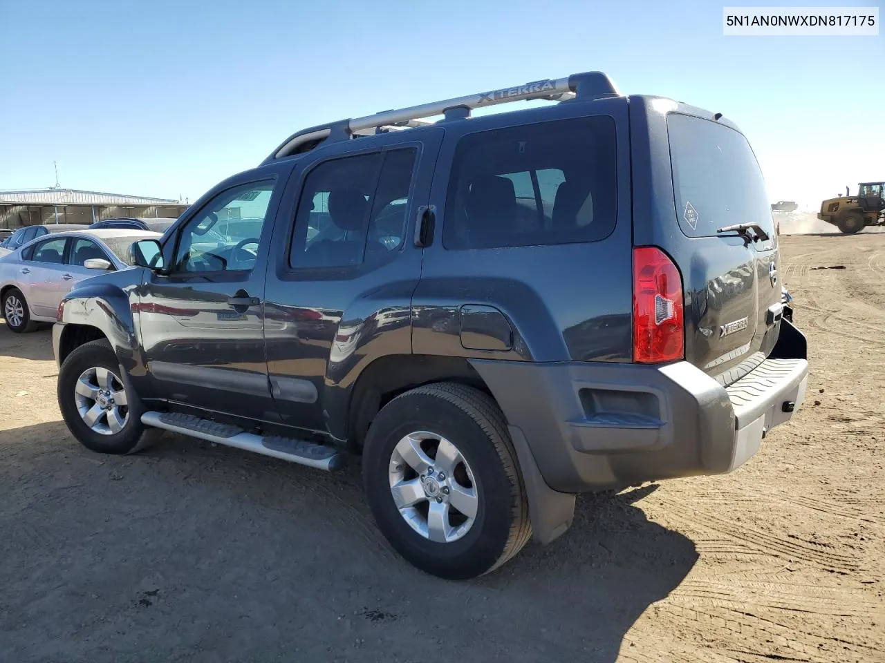 2013 Nissan Xterra X VIN: 5N1AN0NWXDN817175 Lot: 73677794