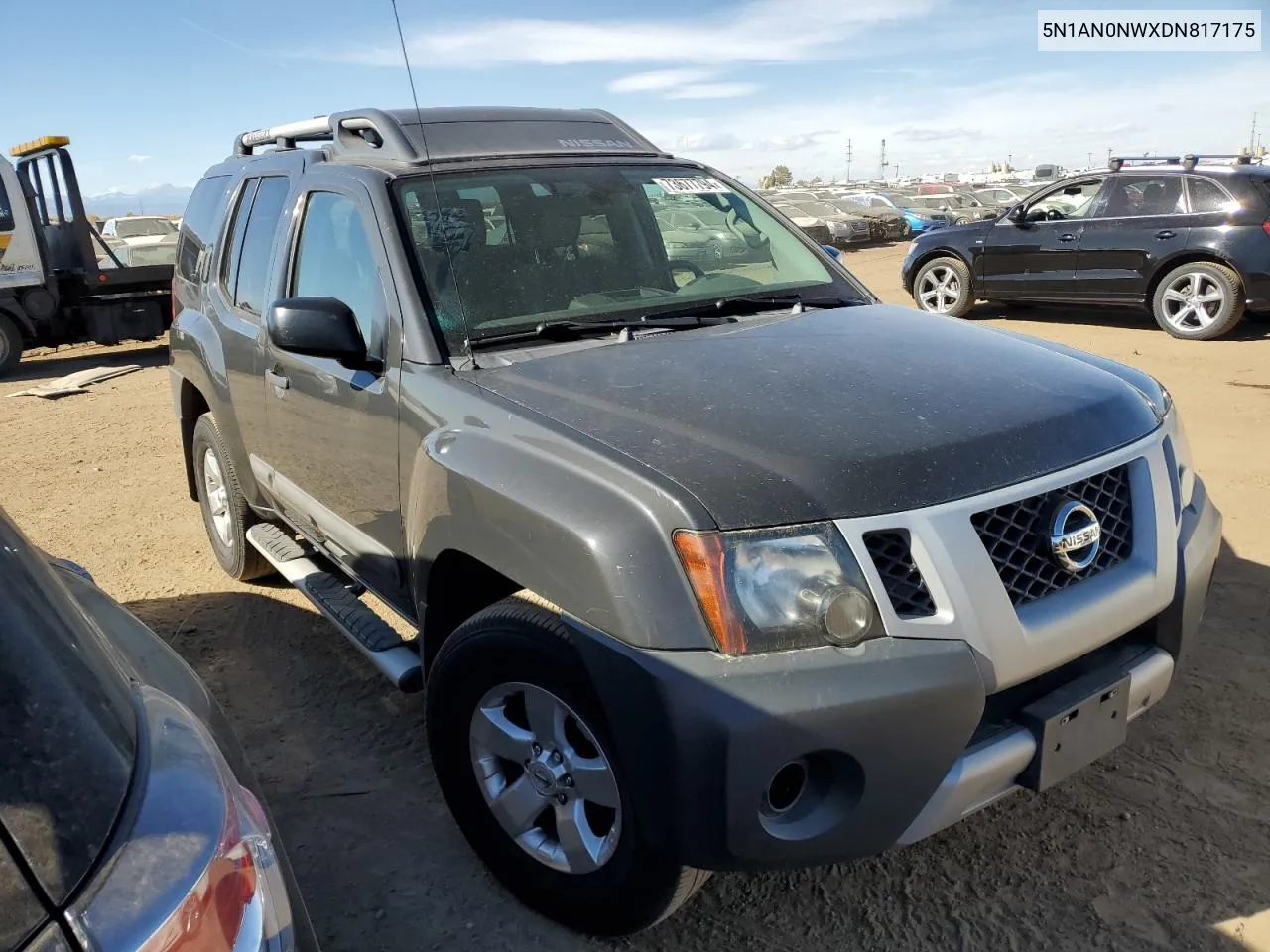 2013 Nissan Xterra X VIN: 5N1AN0NWXDN817175 Lot: 73677794