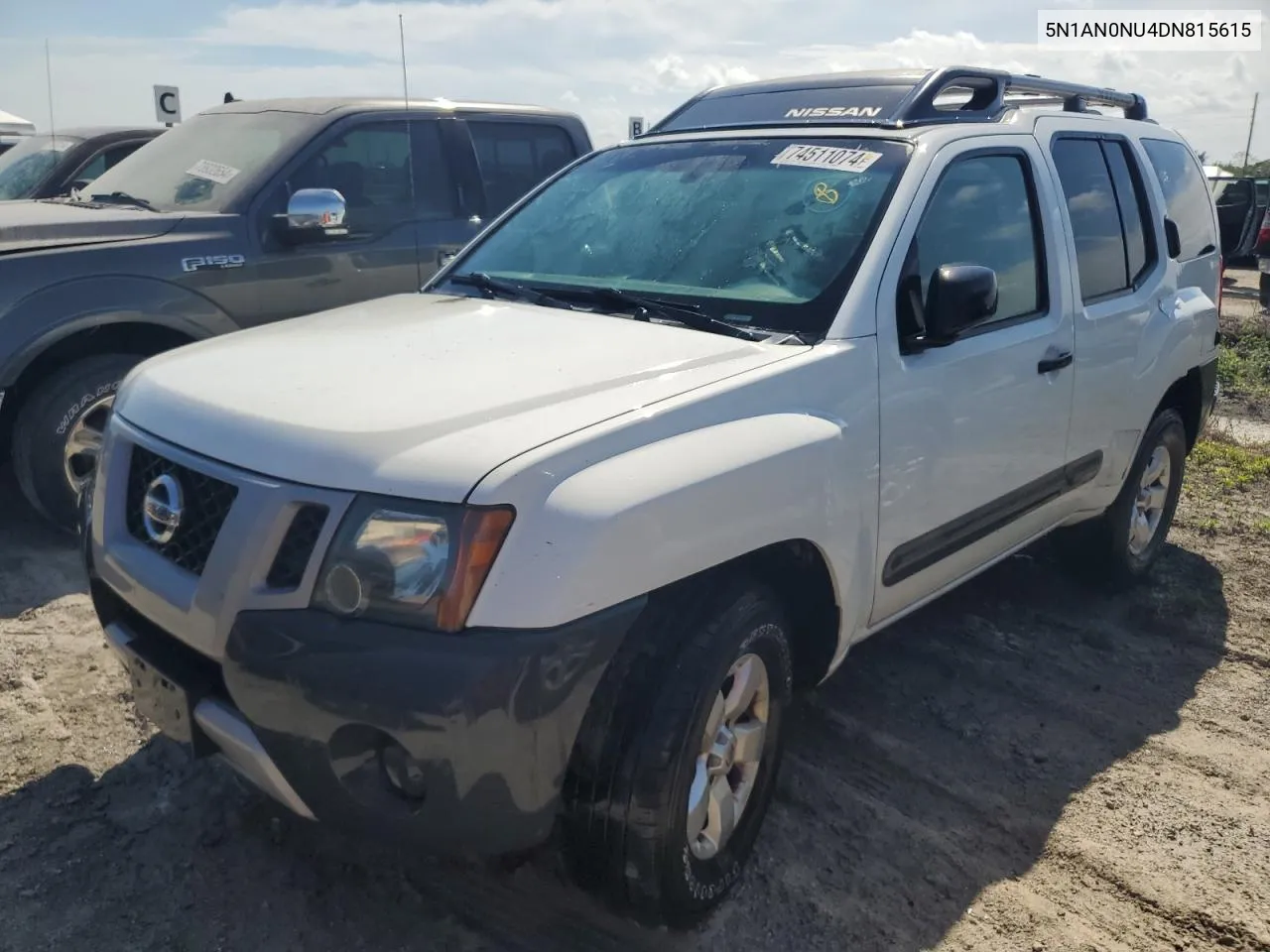 2013 Nissan Xterra X VIN: 5N1AN0NU4DN815615 Lot: 74511074