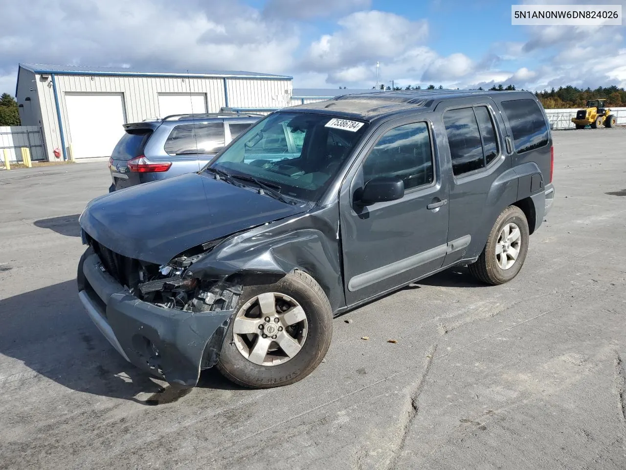 2013 Nissan Xterra X VIN: 5N1AN0NW6DN824026 Lot: 75386784