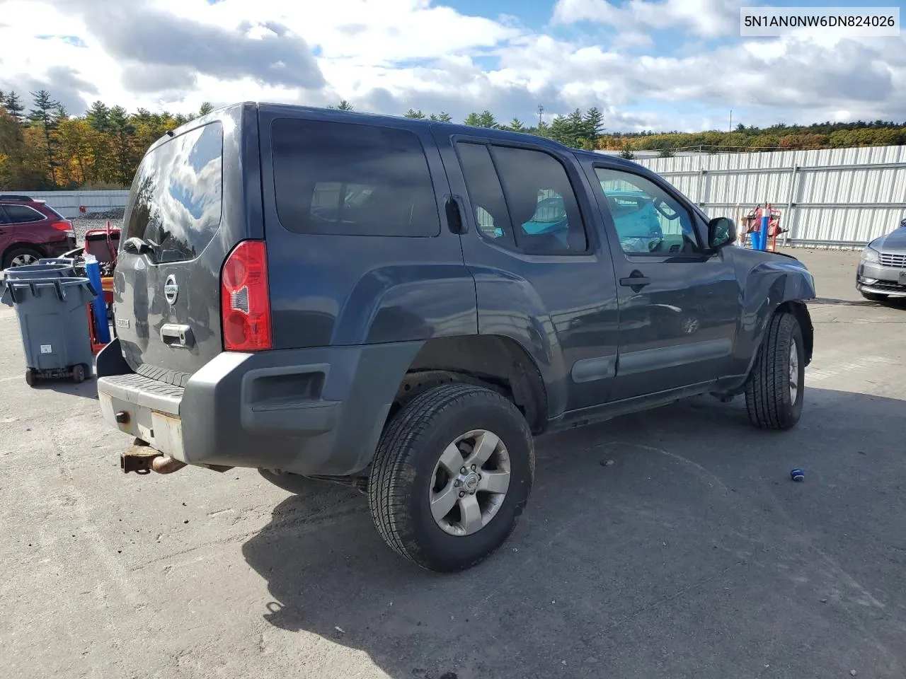 2013 Nissan Xterra X VIN: 5N1AN0NW6DN824026 Lot: 75386784