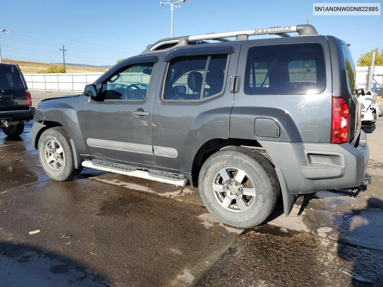 2013 Nissan Xterra X VIN: 5N1AN0NW0DN822885 Lot: 76034704