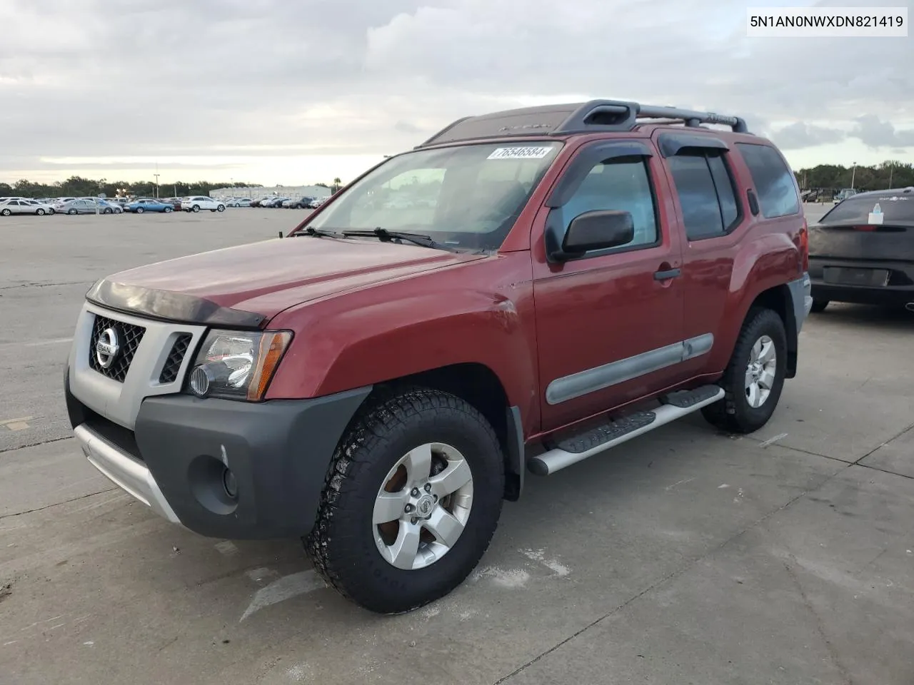 2013 Nissan Xterra X VIN: 5N1AN0NWXDN821419 Lot: 76546584