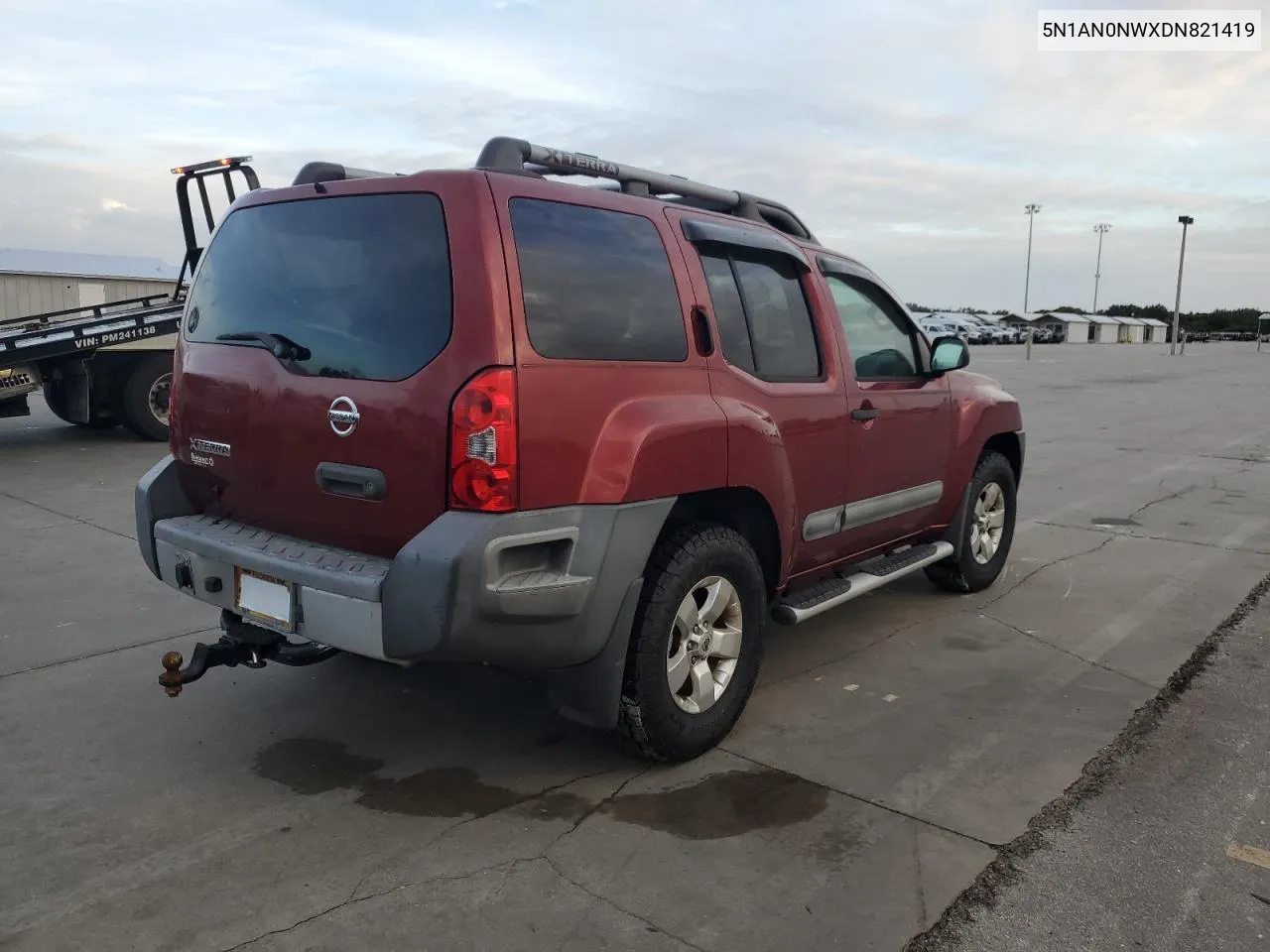 2013 Nissan Xterra X VIN: 5N1AN0NWXDN821419 Lot: 76546584