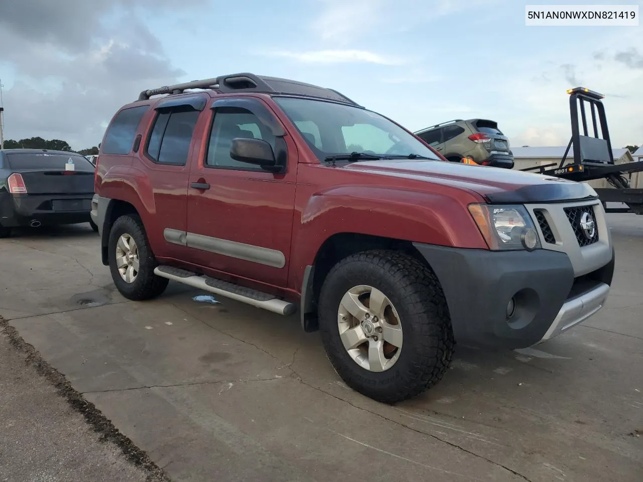 2013 Nissan Xterra X VIN: 5N1AN0NWXDN821419 Lot: 76546584