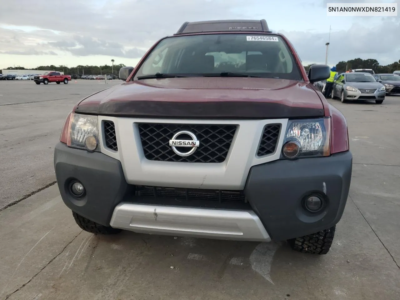 2013 Nissan Xterra X VIN: 5N1AN0NWXDN821419 Lot: 76546584