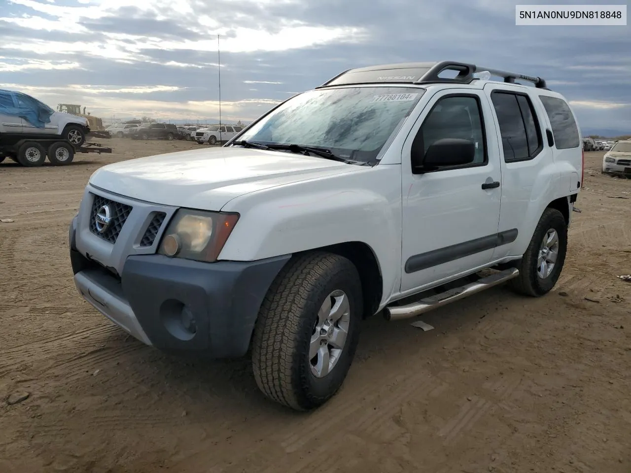 2013 Nissan Xterra X VIN: 5N1AN0NU9DN818848 Lot: 77788104