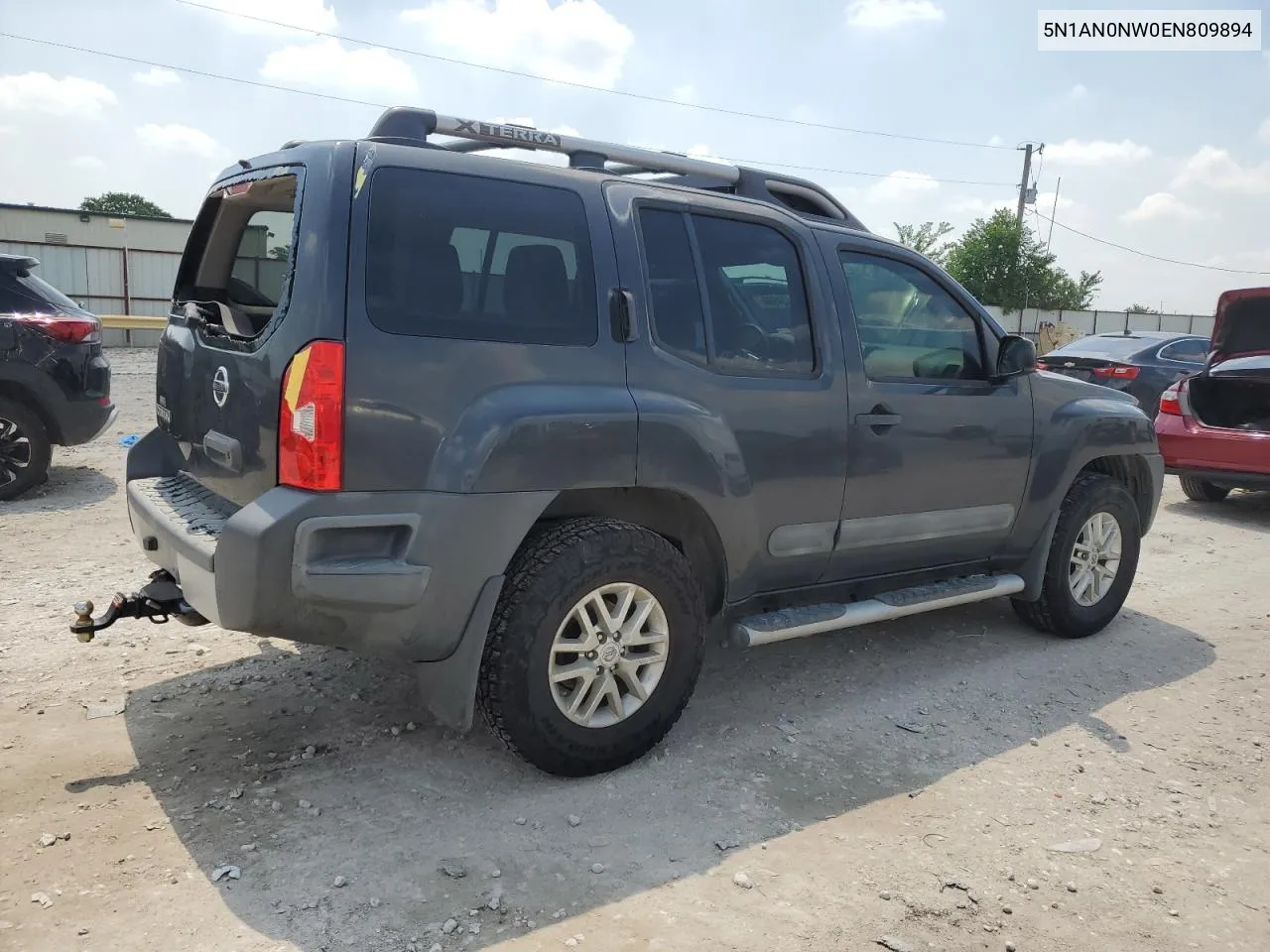 2014 Nissan Xterra X VIN: 5N1AN0NW0EN809894 Lot: 58454934