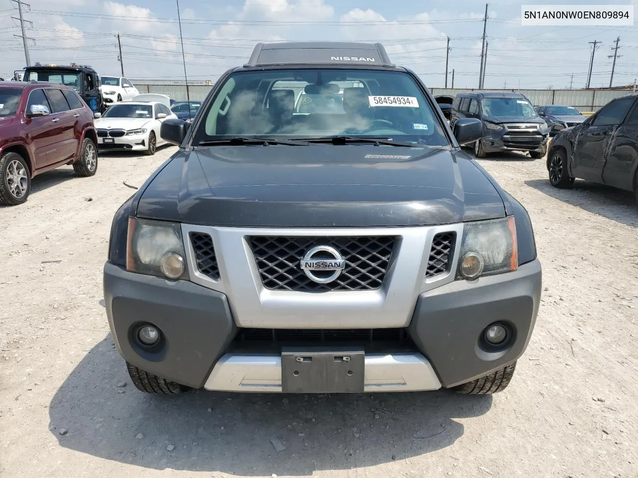 2014 Nissan Xterra X VIN: 5N1AN0NW0EN809894 Lot: 58454934