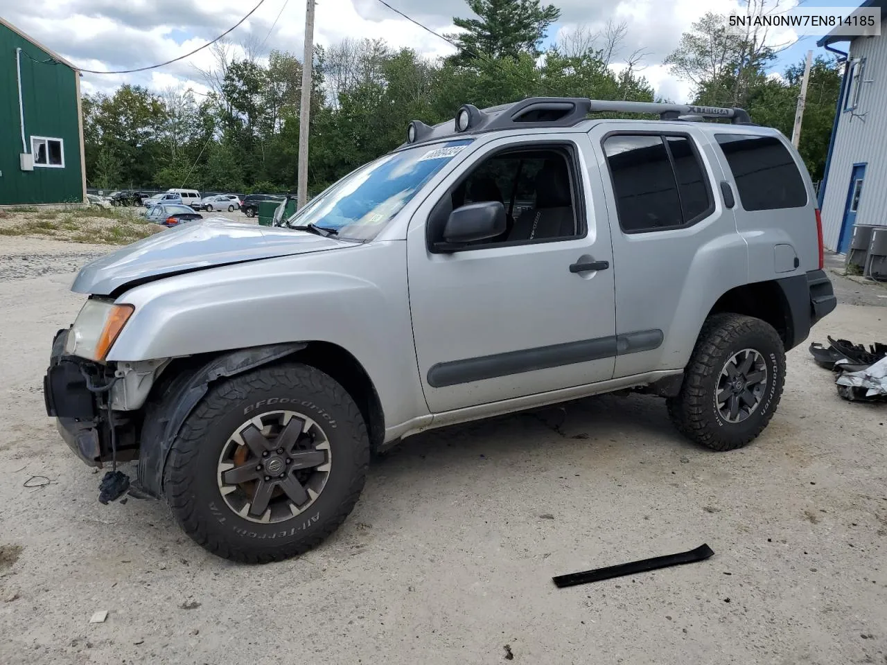 2014 Nissan Xterra X VIN: 5N1AN0NW7EN814185 Lot: 68604324