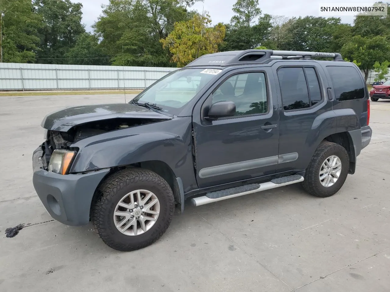 2014 Nissan Xterra X VIN: 5N1AN0NW8EN807942 Lot: 70210194