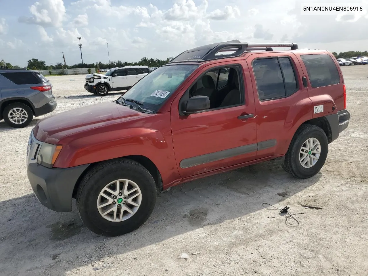 2014 Nissan Xterra X VIN: 5N1AN0NU4EN806916 Lot: 70311594