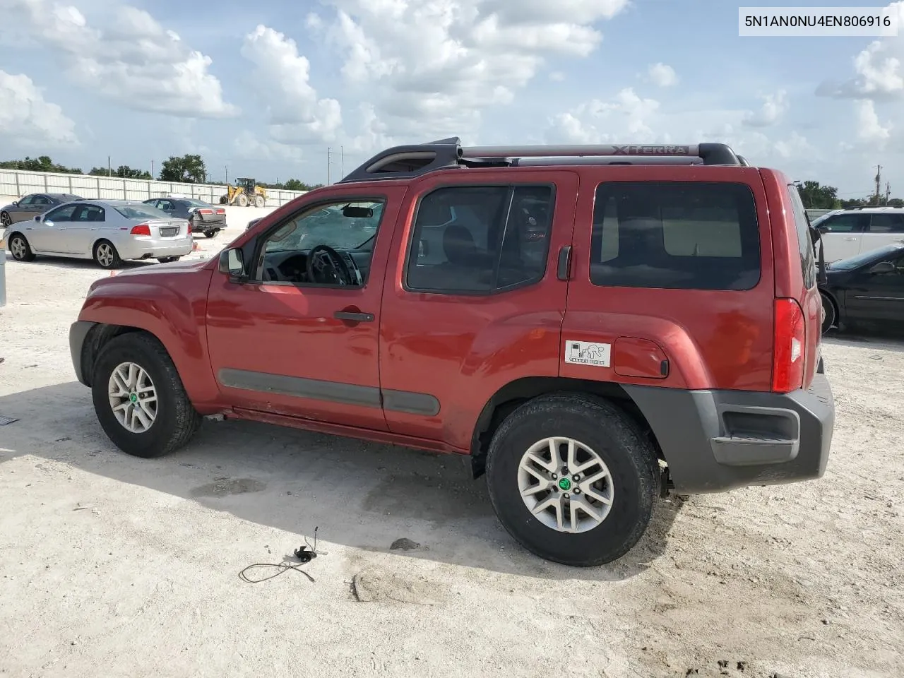 2014 Nissan Xterra X VIN: 5N1AN0NU4EN806916 Lot: 70311594