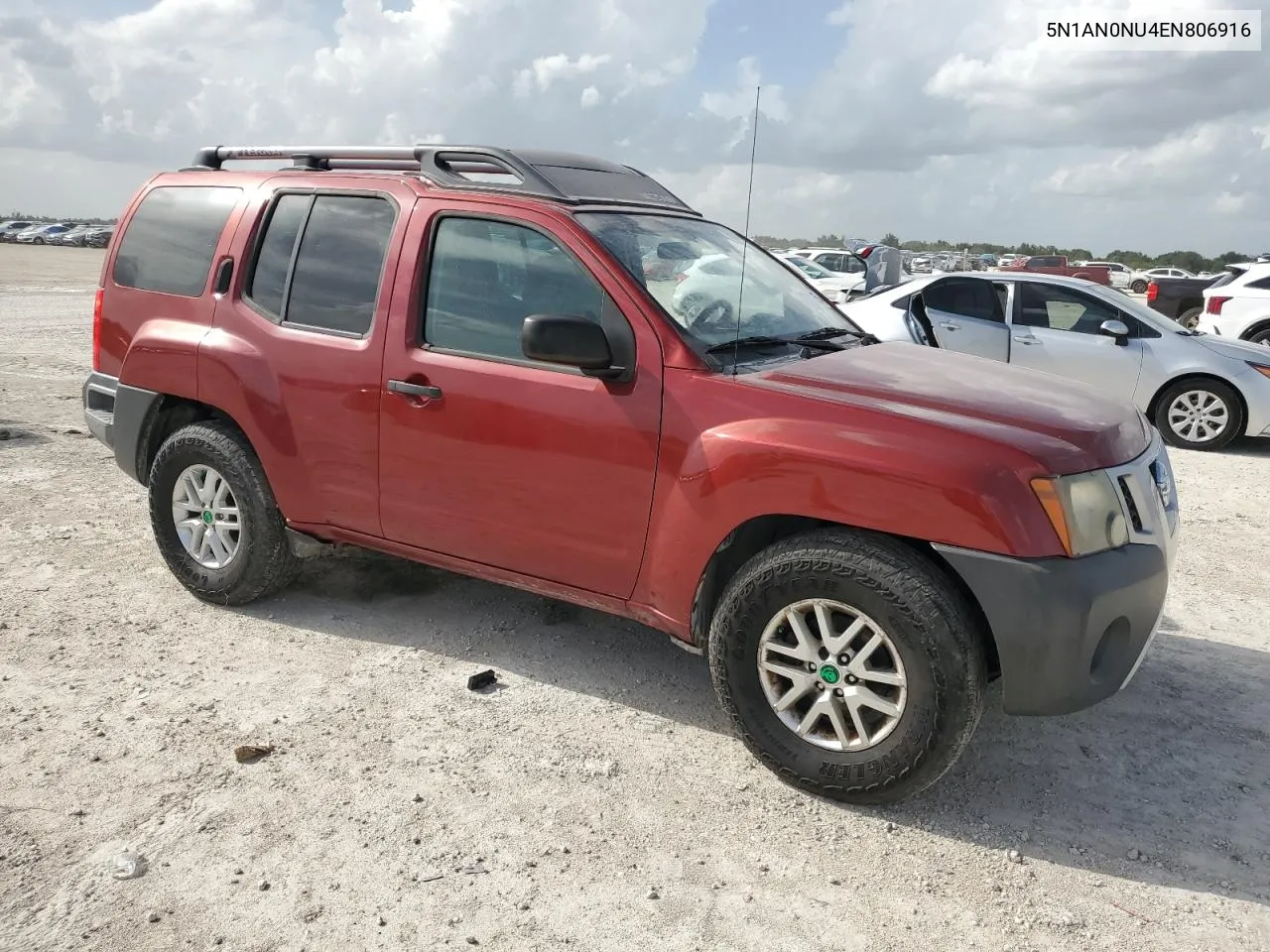 2014 Nissan Xterra X VIN: 5N1AN0NU4EN806916 Lot: 70311594