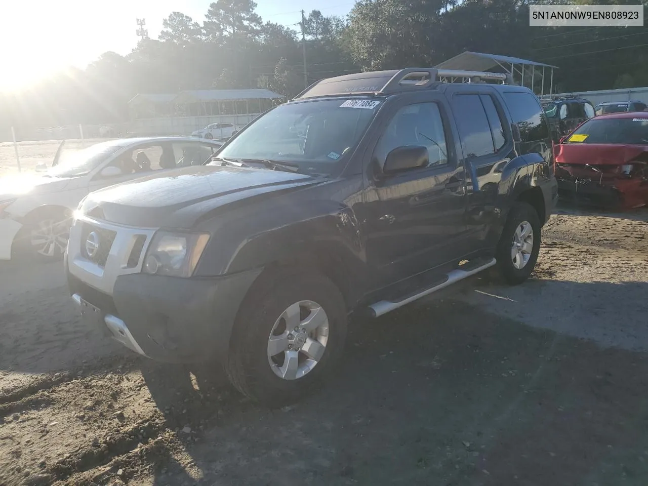 2014 Nissan Xterra X VIN: 5N1AN0NW9EN808923 Lot: 70671084