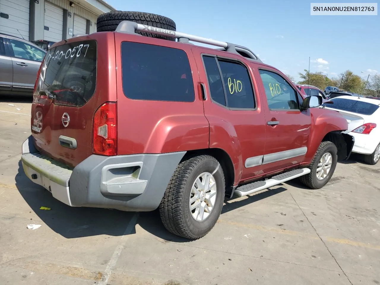 2014 Nissan Xterra X VIN: 5N1AN0NU2EN812763 Lot: 71526204