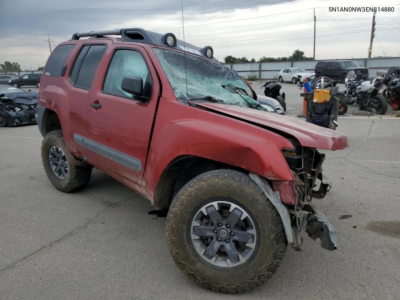 2014 Nissan Xterra X VIN: 5N1AN0NW3EN814880 Lot: 71581194