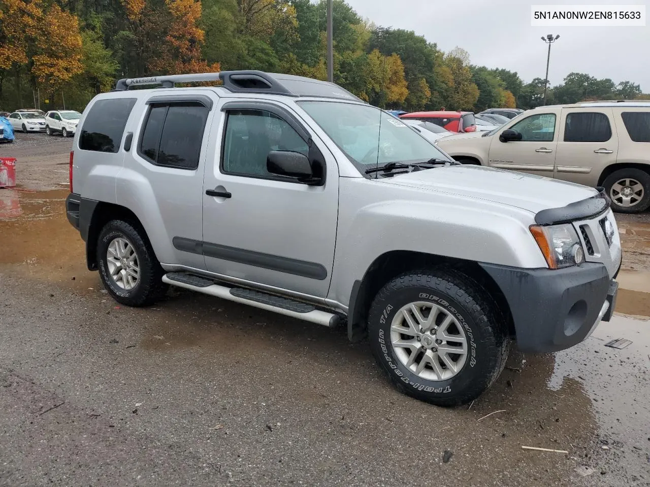 2014 Nissan Xterra X VIN: 5N1AN0NW2EN815633 Lot: 72156704