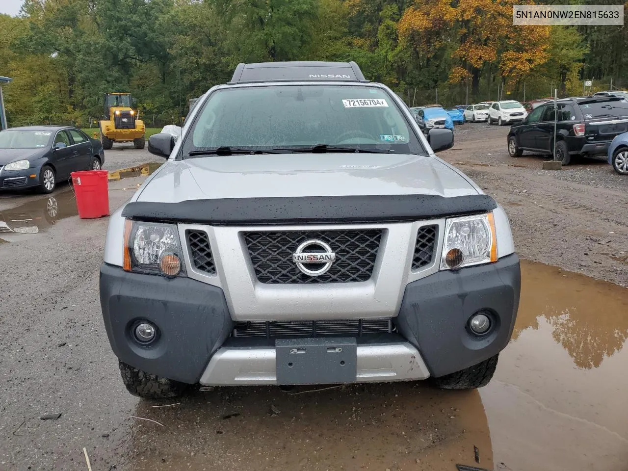 2014 Nissan Xterra X VIN: 5N1AN0NW2EN815633 Lot: 72156704