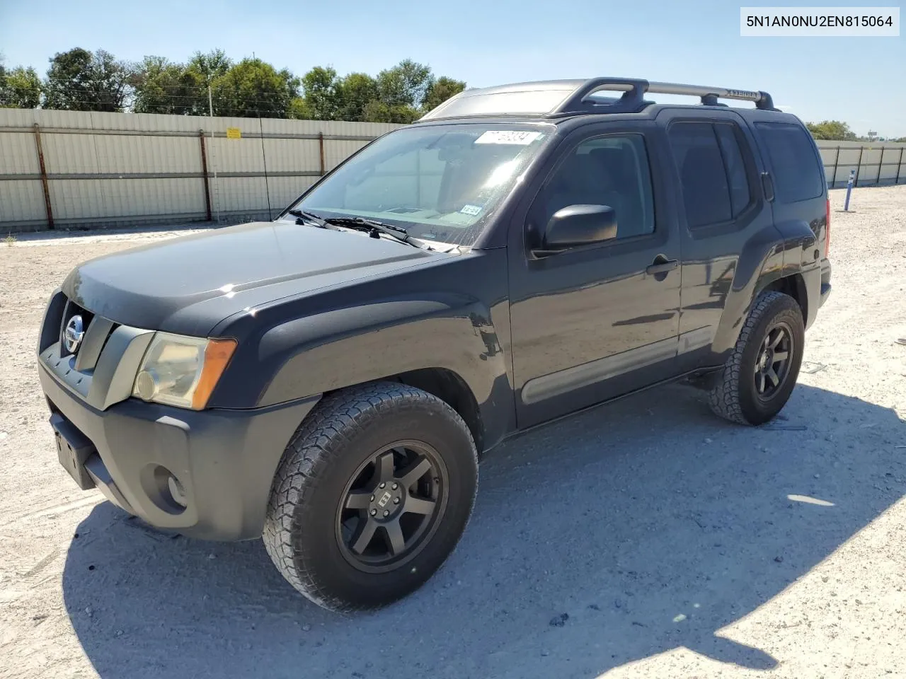 2014 Nissan Xterra X VIN: 5N1AN0NU2EN815064 Lot: 72769334