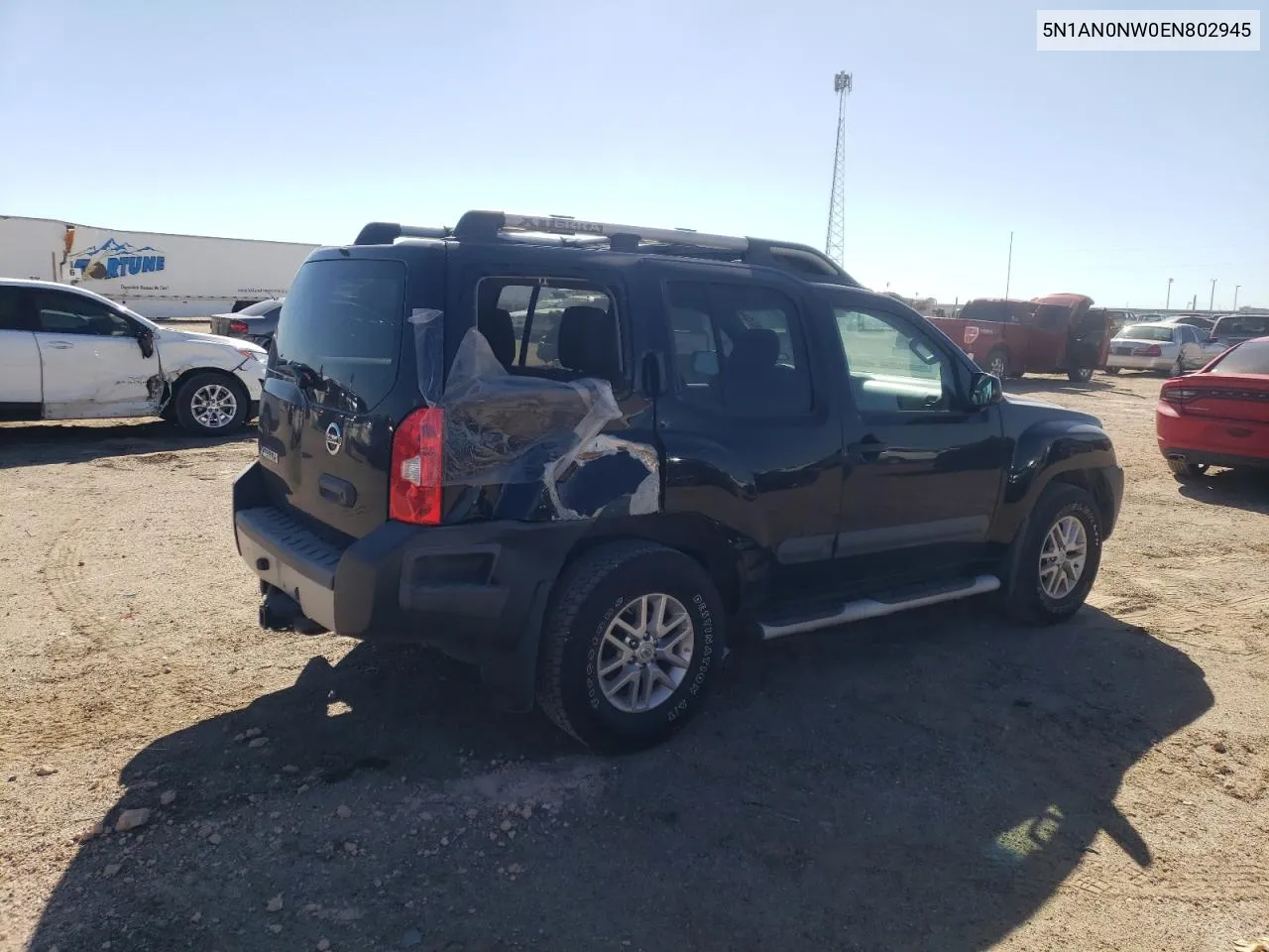 5N1AN0NW0EN802945 2014 Nissan Xterra X