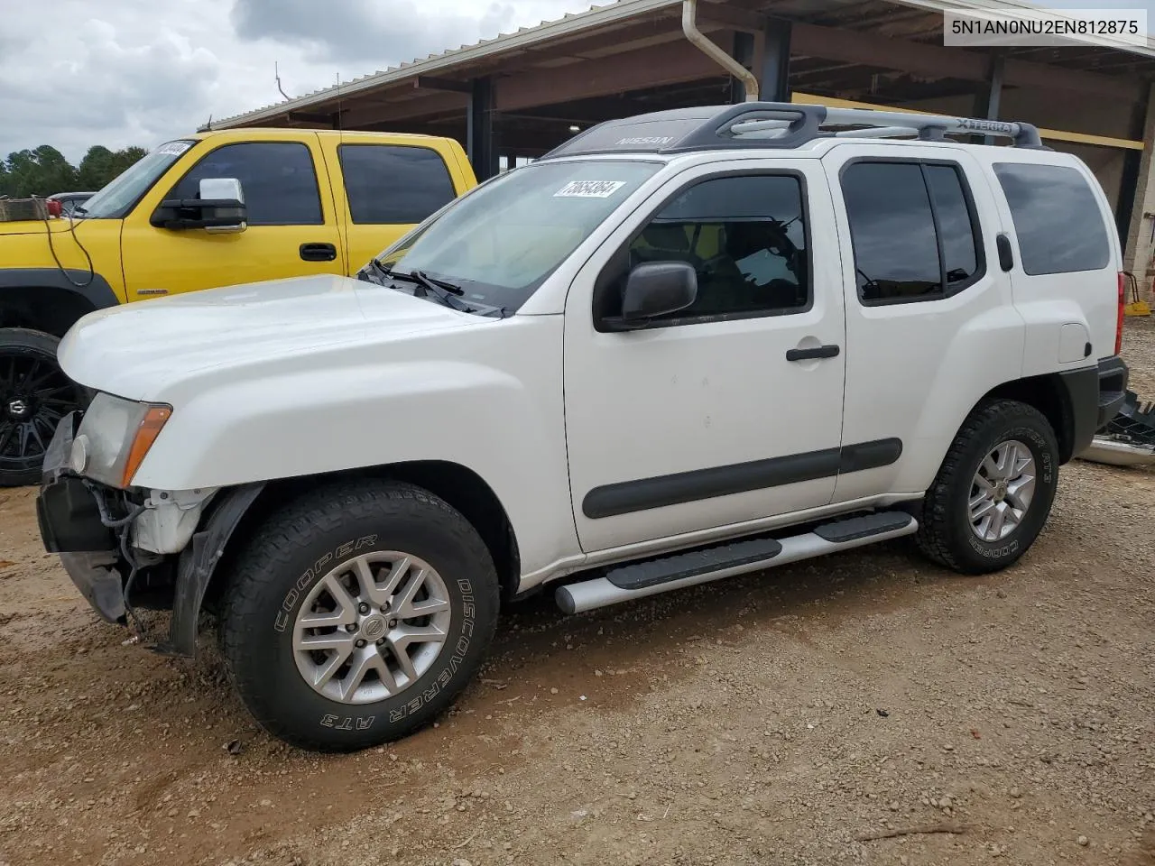 2014 Nissan Xterra X VIN: 5N1AN0NU2EN812875 Lot: 73654364