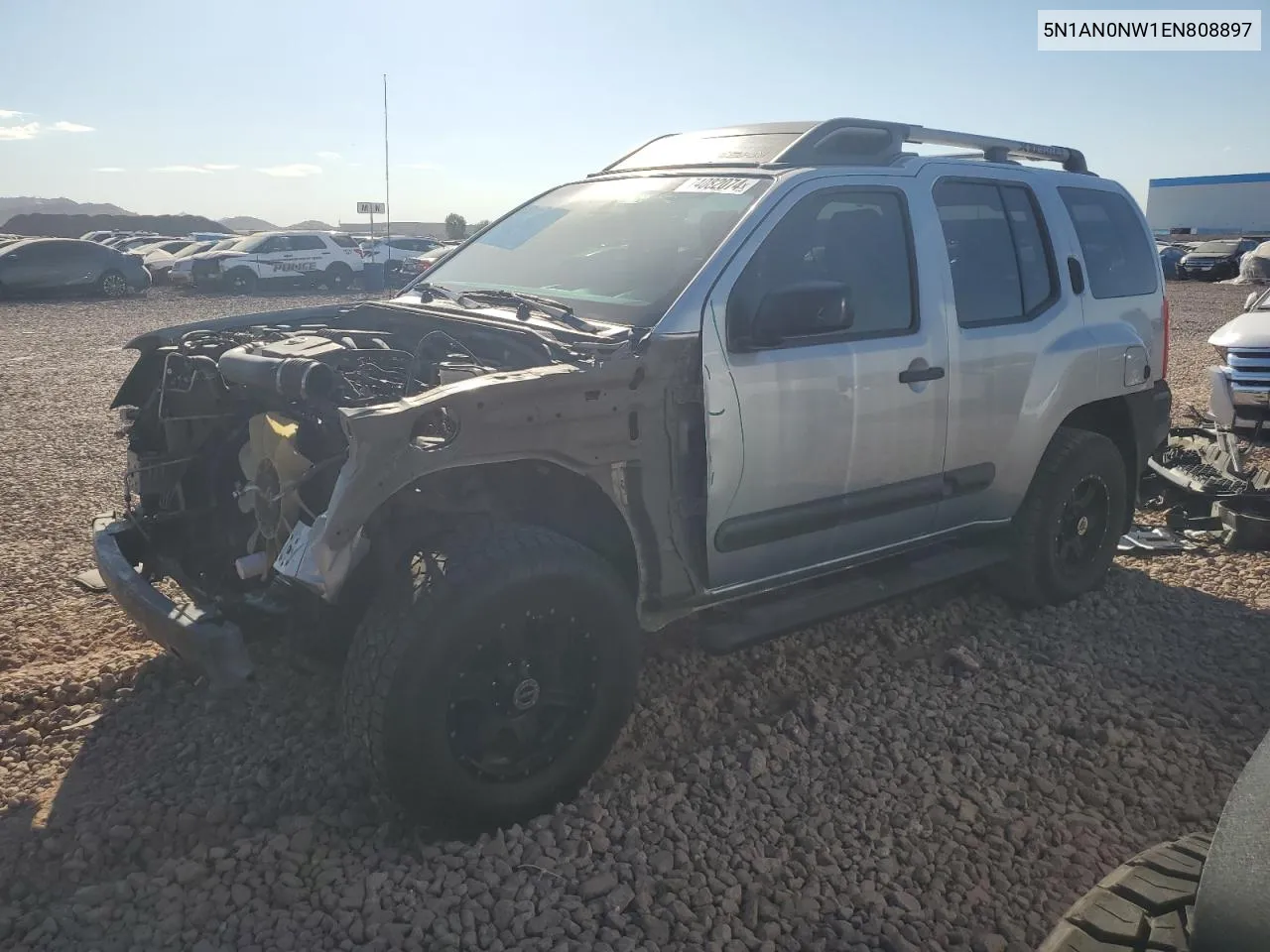 2014 Nissan Xterra X VIN: 5N1AN0NW1EN808897 Lot: 74082074