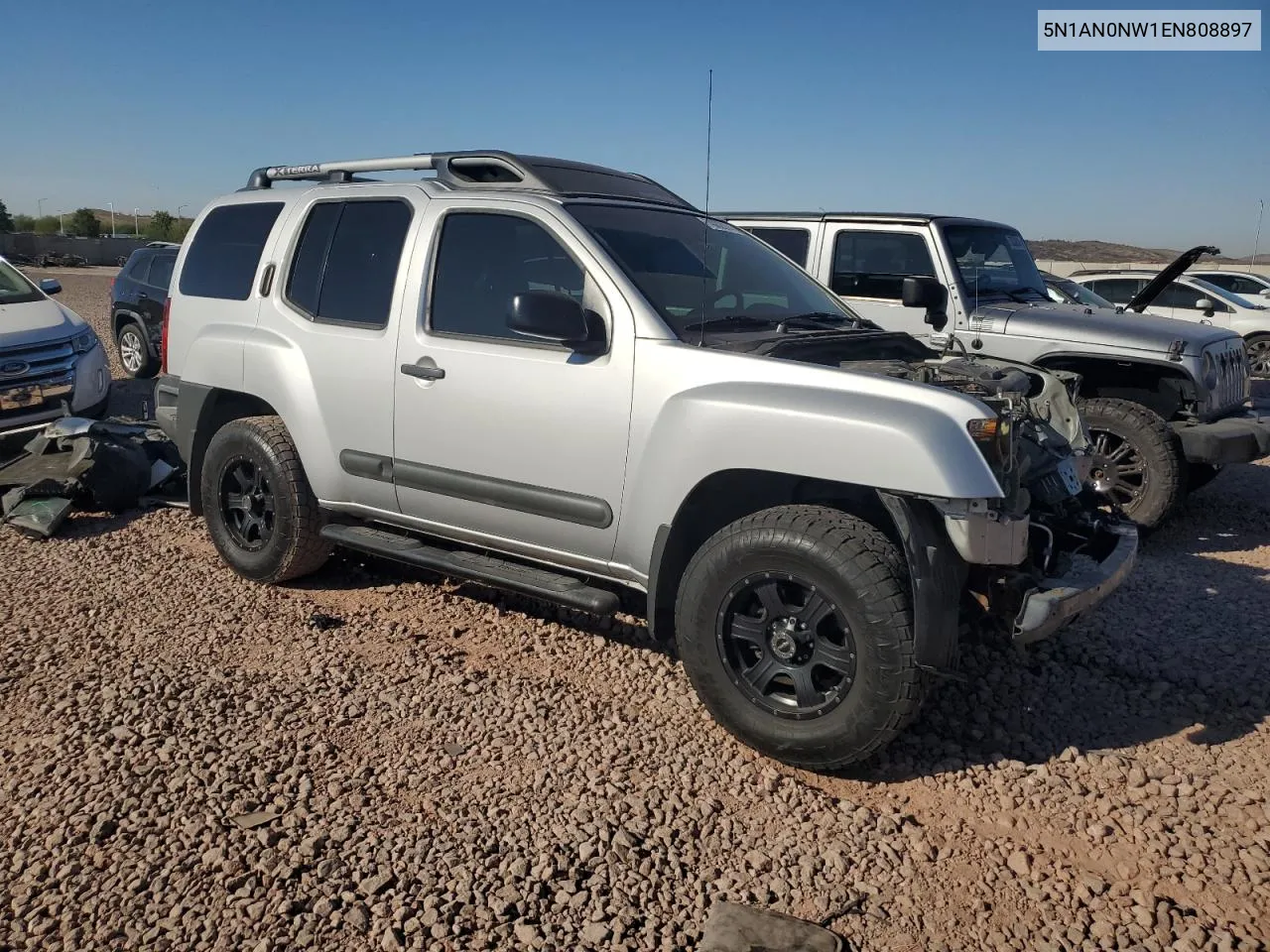 2014 Nissan Xterra X VIN: 5N1AN0NW1EN808897 Lot: 74082074