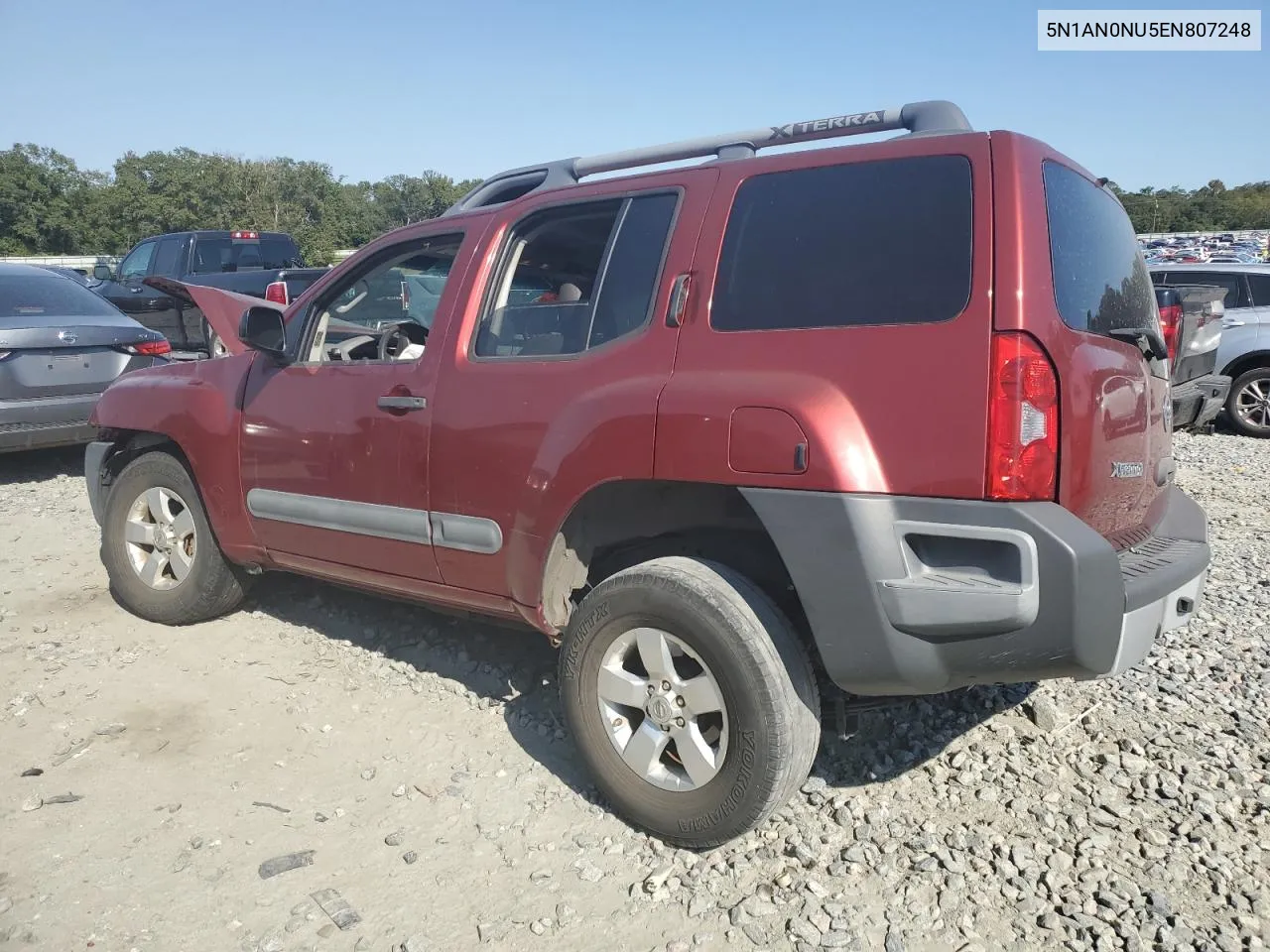 2014 Nissan Xterra X VIN: 5N1AN0NU5EN807248 Lot: 76174934