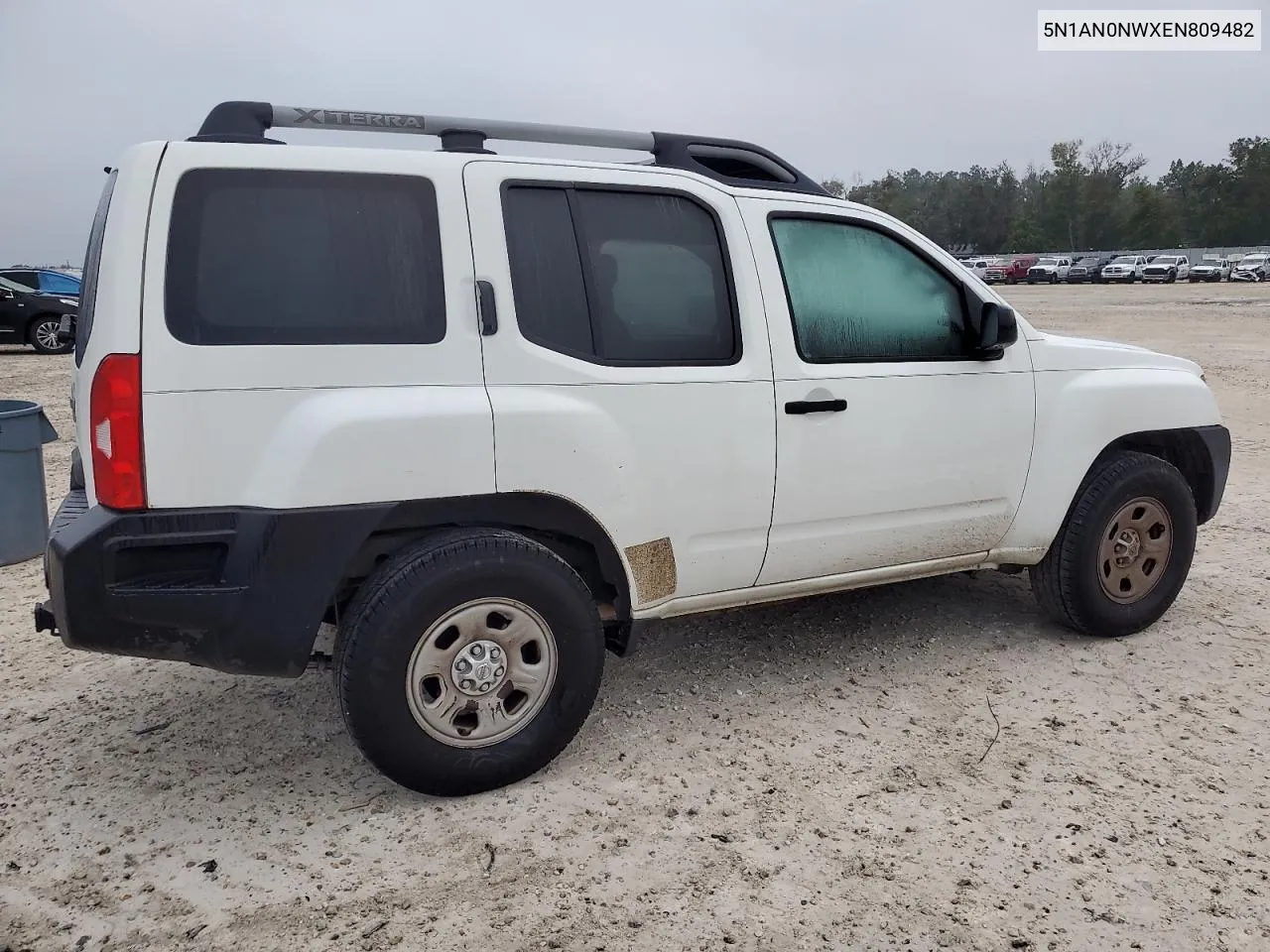 2014 Nissan Xterra X VIN: 5N1AN0NWXEN809482 Lot: 76244214