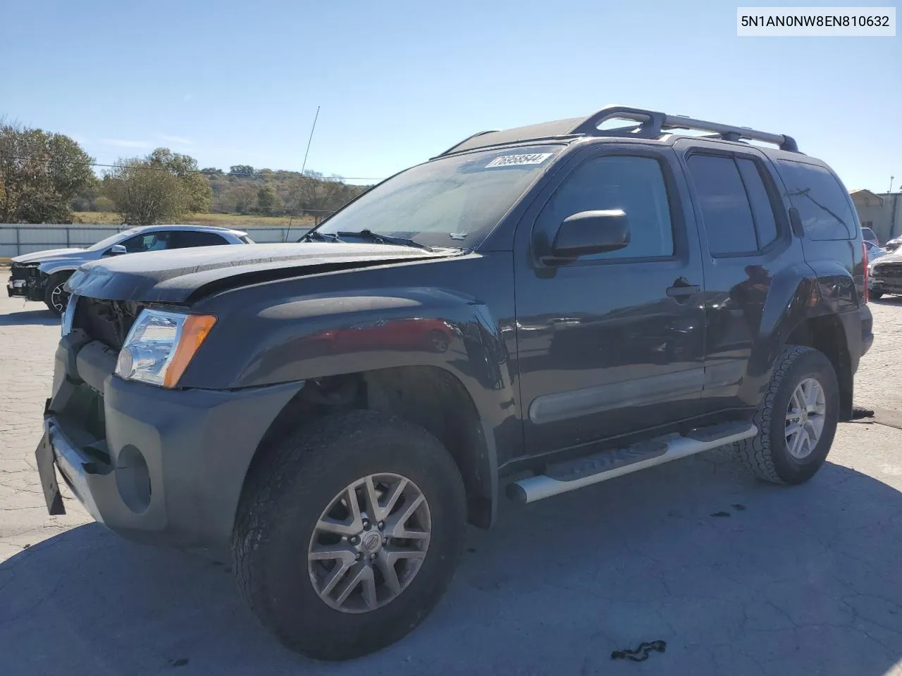 2014 Nissan Xterra X VIN: 5N1AN0NW8EN810632 Lot: 76958544