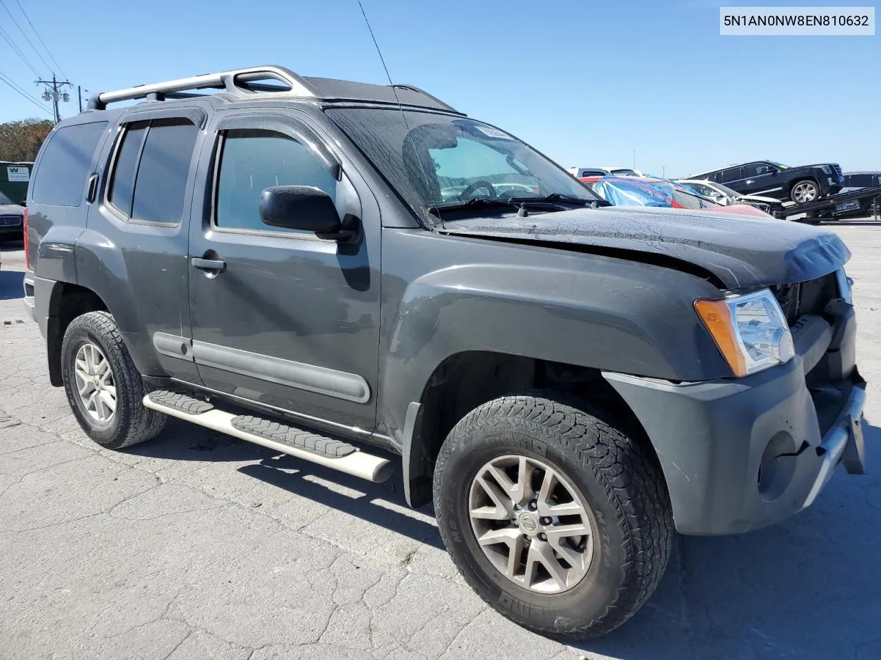 2014 Nissan Xterra X VIN: 5N1AN0NW8EN810632 Lot: 76958544