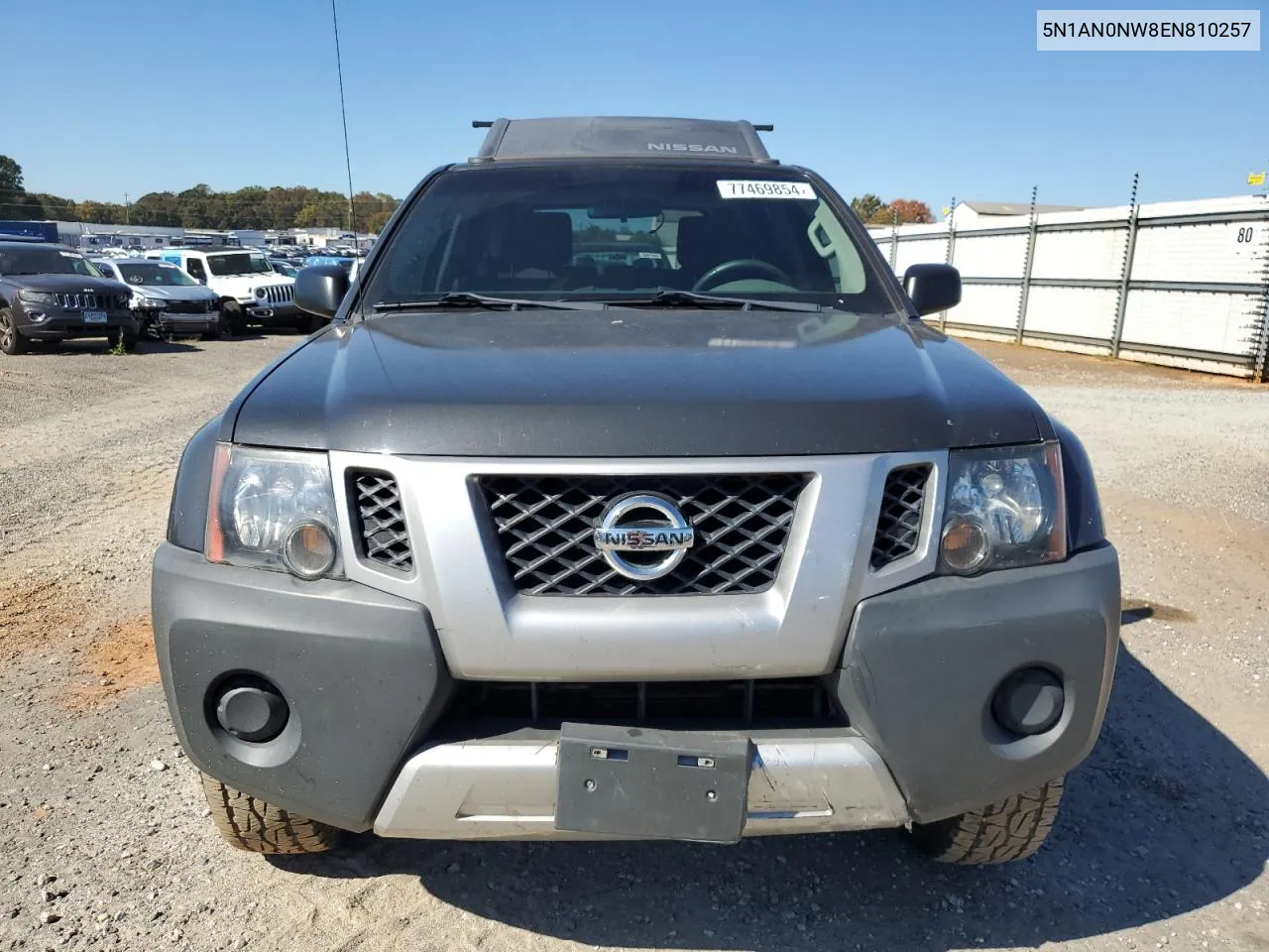 2014 Nissan Xterra X VIN: 5N1AN0NW8EN810257 Lot: 77469854