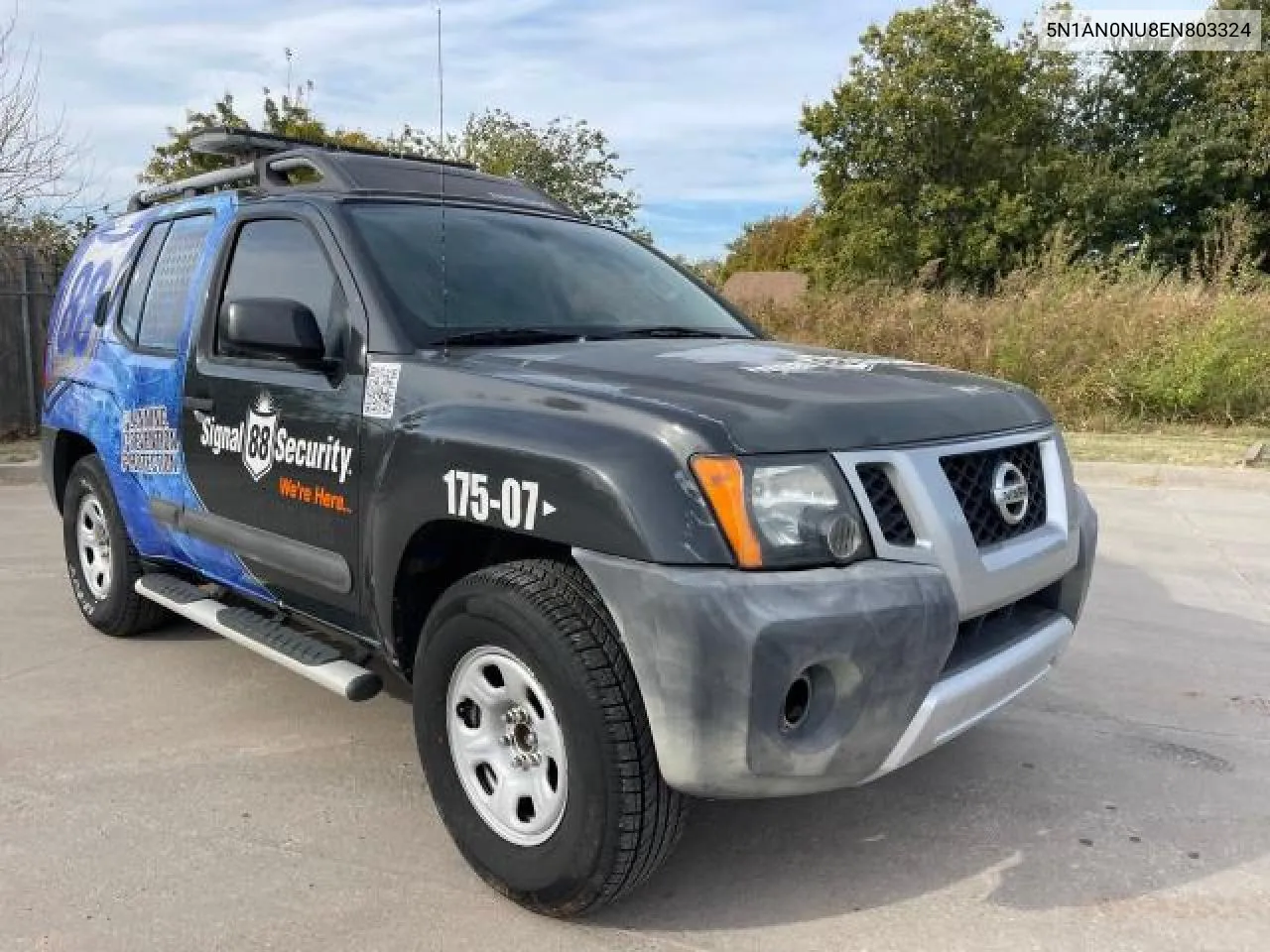 2014 Nissan Xterra X VIN: 5N1AN0NU8EN803324 Lot: 78410334