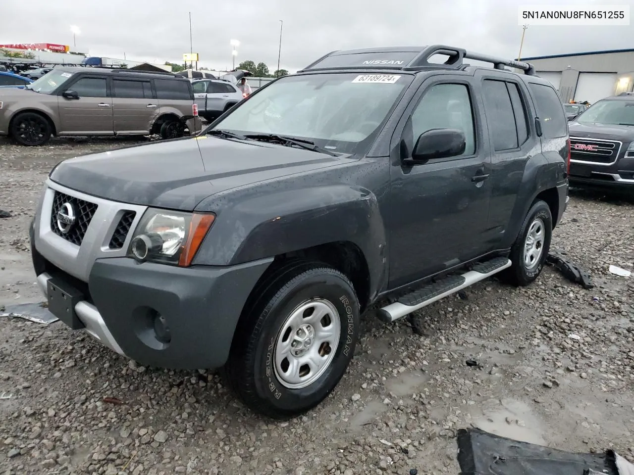 2015 Nissan Xterra X VIN: 5N1AN0NU8FN651255 Lot: 63189724