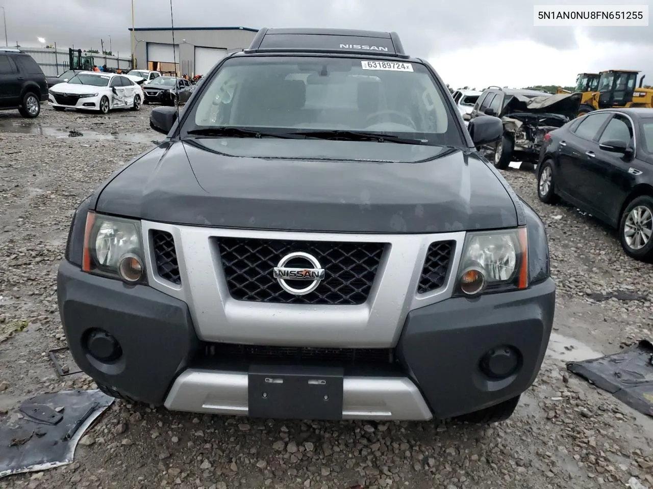 2015 Nissan Xterra X VIN: 5N1AN0NU8FN651255 Lot: 63189724