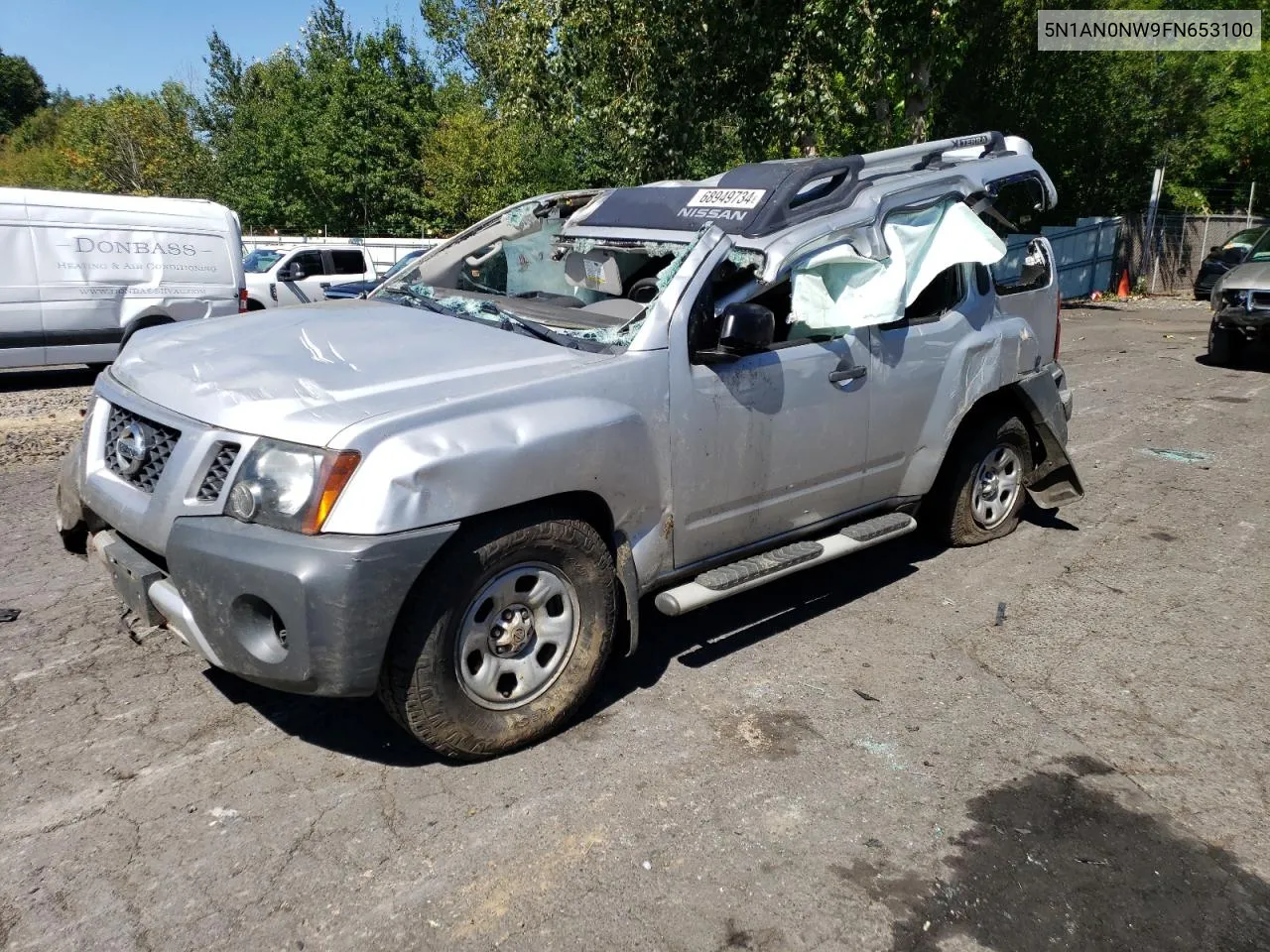 2015 Nissan Xterra X VIN: 5N1AN0NW9FN653100 Lot: 68949734