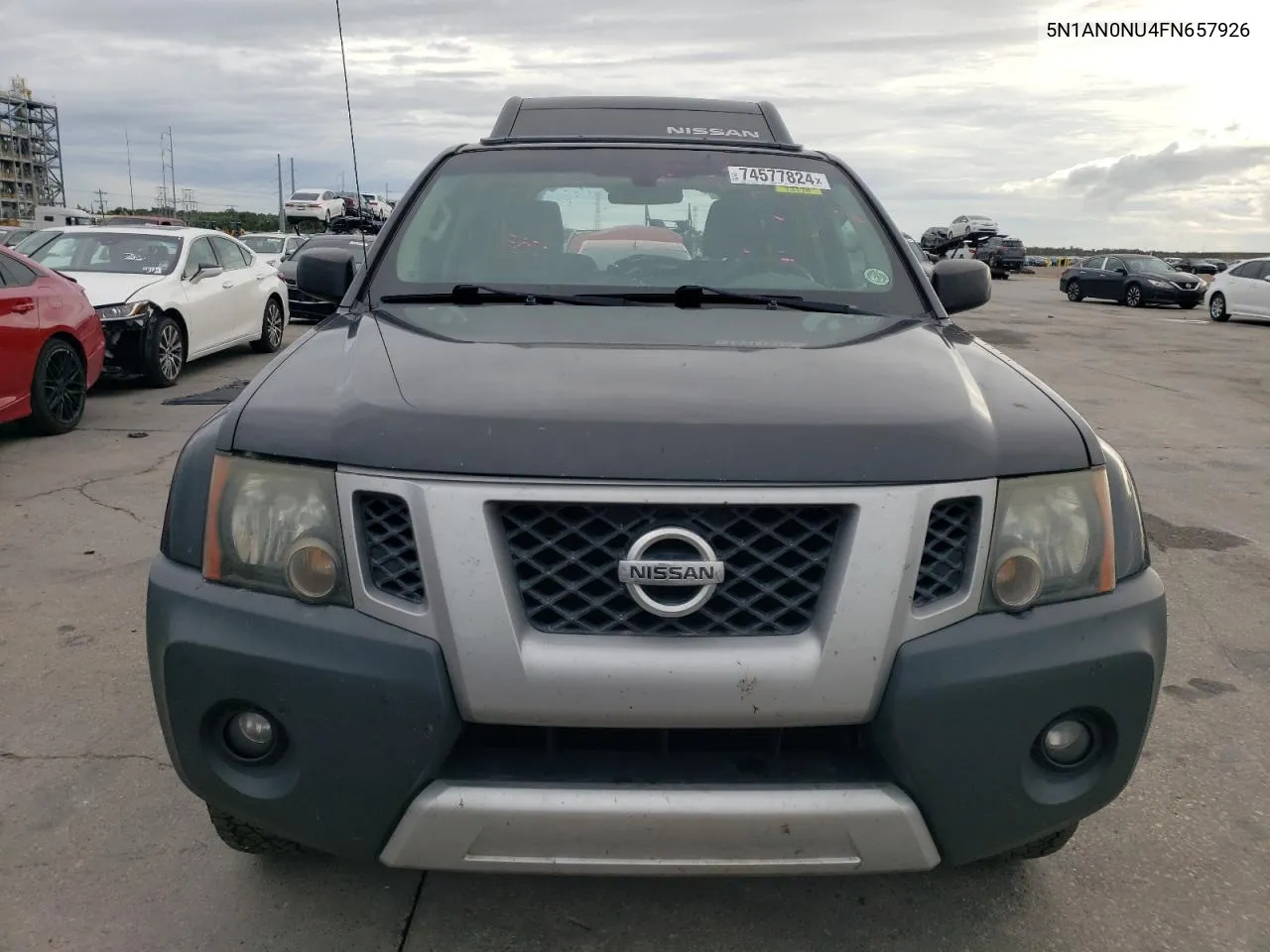 2015 Nissan Xterra X VIN: 5N1AN0NU4FN657926 Lot: 74577824