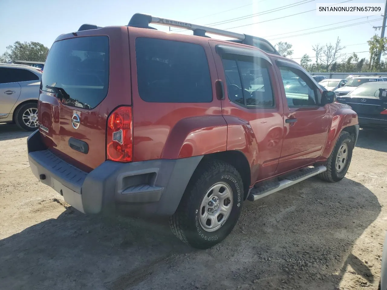 2015 Nissan Xterra X VIN: 5N1AN0NU2FN657309 Lot: 75094244