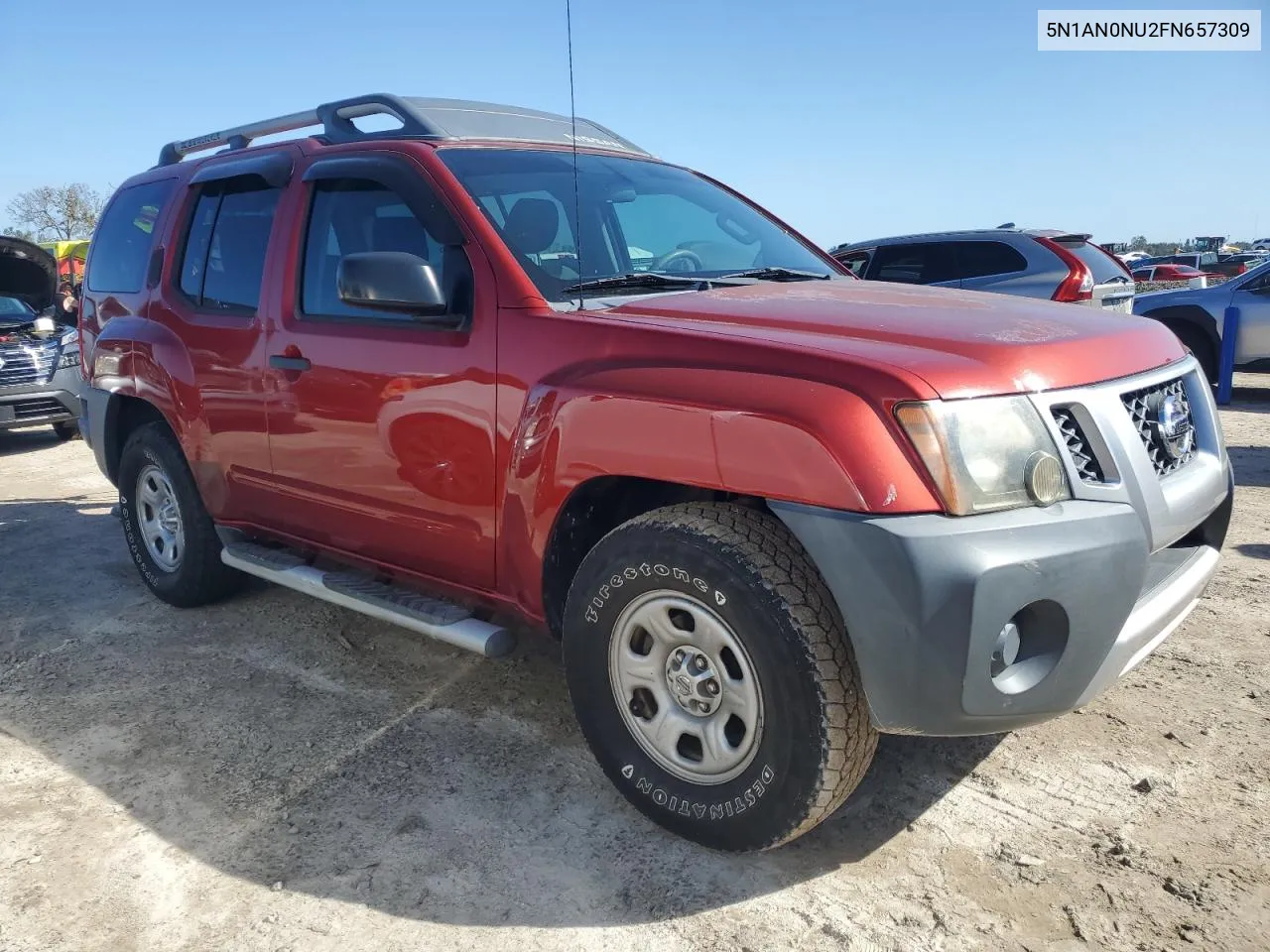 2015 Nissan Xterra X VIN: 5N1AN0NU2FN657309 Lot: 75094244