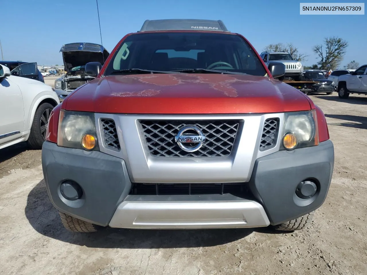 2015 Nissan Xterra X VIN: 5N1AN0NU2FN657309 Lot: 75094244