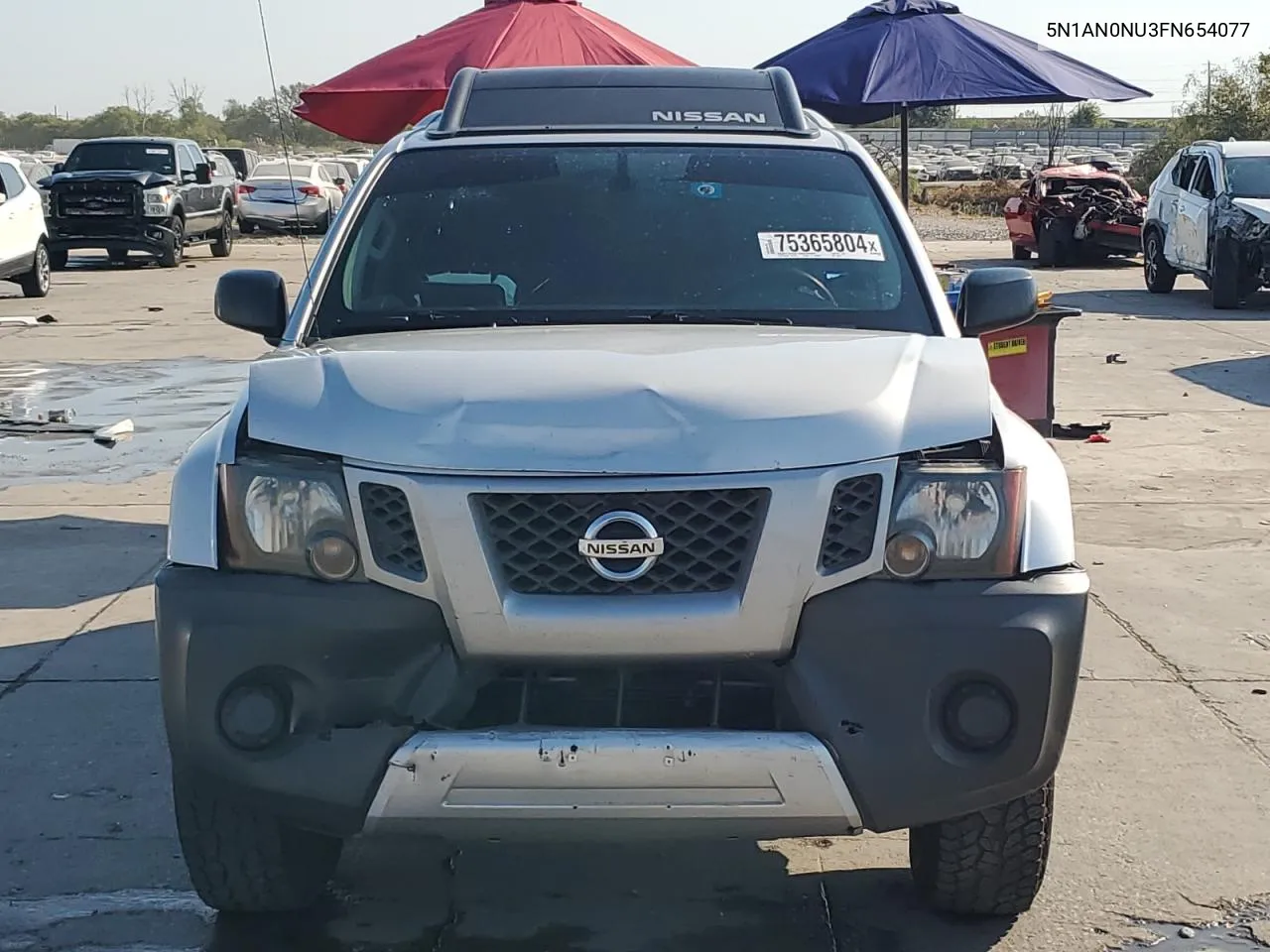 2015 Nissan Xterra X VIN: 5N1AN0NU3FN654077 Lot: 75365804