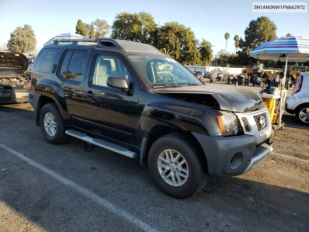 2015 Nissan Xterra X VIN: 5N1AN0NW1FN662972 Lot: 75548614