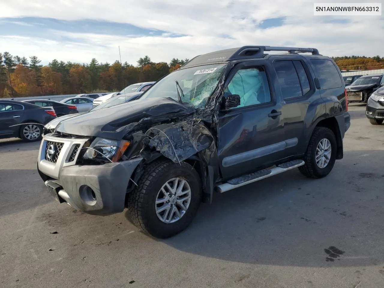 2015 Nissan Xterra X VIN: 5N1AN0NW8FN663312 Lot: 76387314