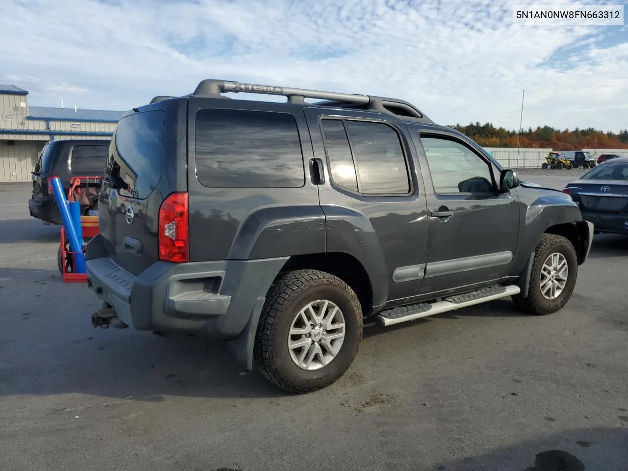 2015 Nissan Xterra X VIN: 5N1AN0NW8FN663312 Lot: 76387314