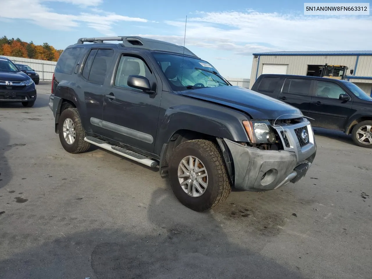 2015 Nissan Xterra X VIN: 5N1AN0NW8FN663312 Lot: 76387314