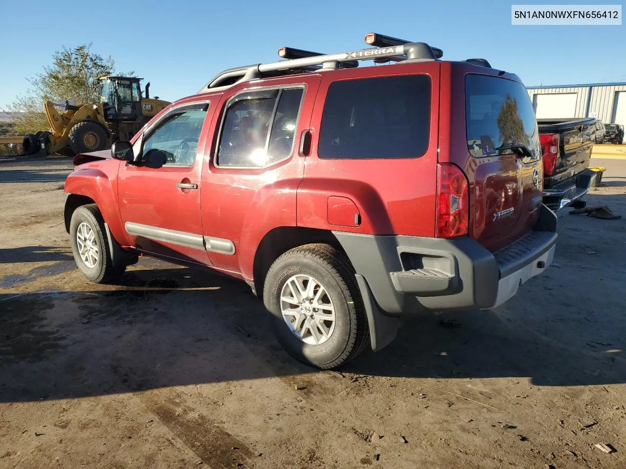 2015 Nissan Xterra X VIN: 5N1AN0NWXFN656412 Lot: 79760054